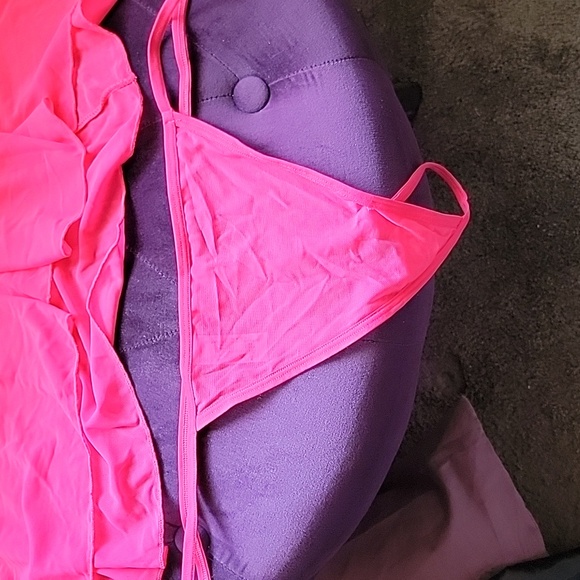Women's Plus size  hot pink sheer baby doll 3X NWOT - Picture 3 of 15